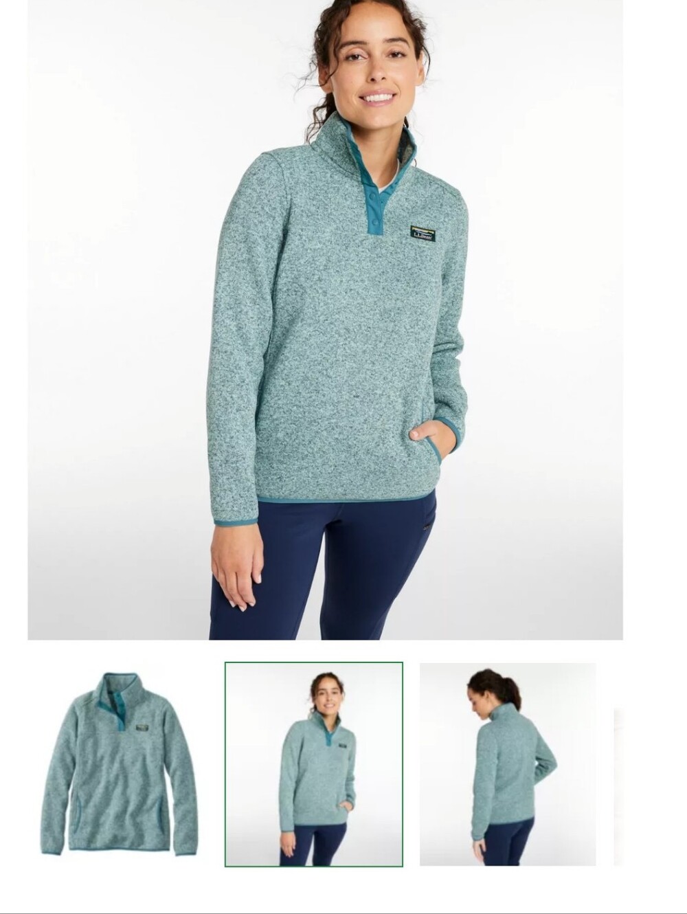L.L. Bean Royal Blue Crewneck Pullover